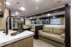 2027 Forest River Cherokee Grey Wolf 26DBH Bunkhouse Travel Trailer Interior Image