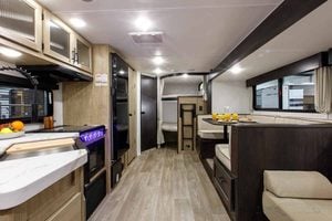 2027 Forest River Cherokee Grey Wolf 26DBH Bunkhouse Travel Trailer Interior Image