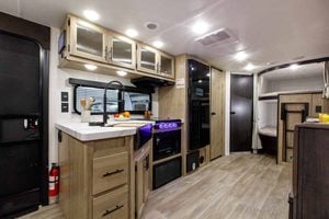 2027 Forest River Cherokee Grey Wolf 26DBH Bunkhouse Travel Trailer Interior Image