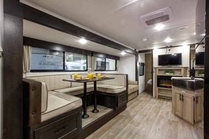 2027 Forest River Cherokee Grey Wolf 26DBH Bunkhouse Travel Trailer Interior Image