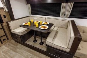 2027 Forest River Cherokee Grey Wolf 26DBH Bunkhouse Travel Trailer Interior Image