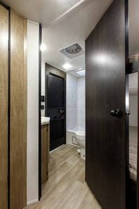 2027 Forest River Cherokee Grey Wolf 26DBH Bunkhouse Travel Trailer Interior Image