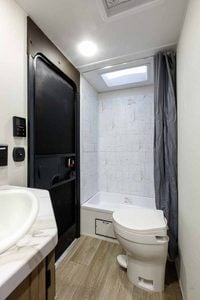 2027 Forest River Cherokee Grey Wolf 26DBH Bunkhouse Travel Trailer Interior Image