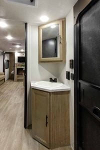 2027 Forest River Cherokee Grey Wolf 26DBH Bunkhouse Travel Trailer Interior Image
