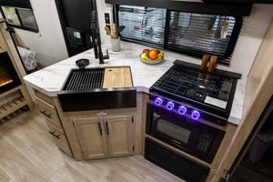 2027 Forest River Cherokee Grey Wolf 26DBH Bunkhouse Travel Trailer Interior Image