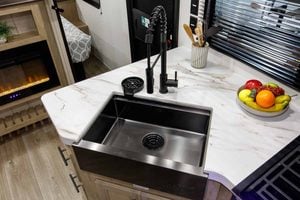 2027 Forest River Cherokee Grey Wolf 26DBH Bunkhouse Travel Trailer Interior Image