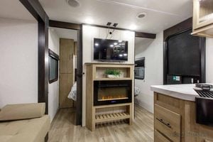 2027 Forest River Cherokee Grey Wolf 26DBH Bunkhouse Travel Trailer Interior Image