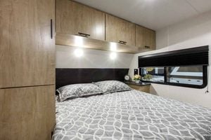 2027 Forest River Cherokee Grey Wolf 26DBH Bunkhouse Travel Trailer Interior Image