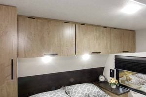 2027 Forest River Cherokee Grey Wolf 26DBH Bunkhouse Travel Trailer Interior Image