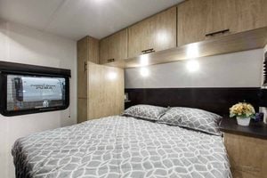 2027 Forest River Cherokee Grey Wolf 26DBH Bunkhouse Travel Trailer Interior Image