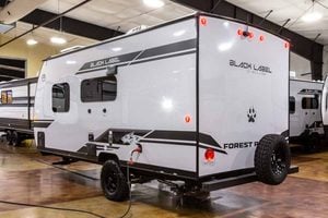 2027 Forest River Cherokee Wolf Pup Black Label 16FQBLW Small Camper Exterior Image