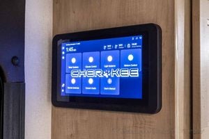 2027 Forest River Cherokee Wolf Pup Black Label 16FQBLW Small Camper Interior Image