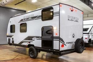 2027 Forest River Cherokee Wolf Pup Black Label 16BHSBLW Small Bunkhouse Travel Trailer Exterior Image