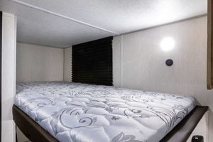 2027 Forest River Cherokee Wolf Pup Black Label 16BHSBLW Small Bunkhouse Travel Trailer Interior Image