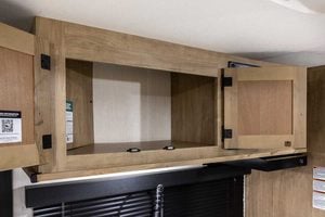2027 Forest River Cherokee Wolf Pup Black Label 16BHSBLW Small Bunkhouse Travel Trailer Interior Image
