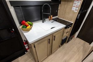2027 Forest River Cherokee Wolf Pup Black Label 16BHSBLW Small Bunkhouse Travel Trailer Interior Image
