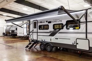 2027 Forest River Flagstaff Micro Lite 22FBS Couples Travel Trailer Exterior Image