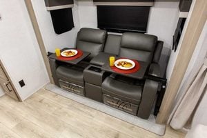 2027 Forest River Flagstaff Micro Lite 22FBS Couples Travel Trailer Interior Image