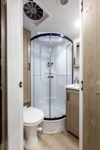 2027 Forest River Flagstaff Micro Lite 22FBS Couples Travel Trailer Interior Image