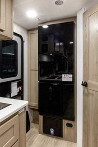2027 Forest River Flagstaff Micro Lite 22FBS Couples Travel Trailer Interior Image