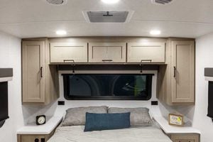 2027 Forest River Flagstaff Micro Lite 22FBS Couples Travel Trailer Interior Image