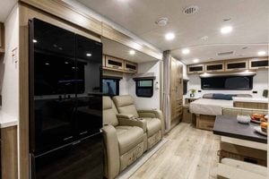 2027 Forest River Flagstaff Micro Lite 25FBD Couples Travel Trailer Interior Image