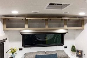 2027 Forest River Flagstaff Micro Lite 25FBD Couples Travel Trailer Interior Image