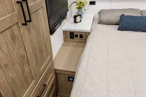 2027 Forest River Flagstaff Micro Lite 25FBD Couples Travel Trailer Interior Image