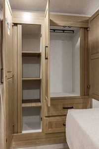 2027 Forest River Flagstaff Micro Lite 25FBD Couples Travel Trailer Interior Image