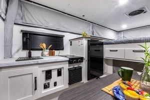 2027 Palomino BackPack SS-550 Pop-Up Truck Camper Interior Image