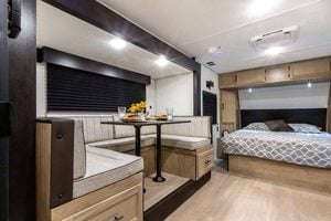2027 Forest River Cherokee Wolf Pup Black Label 16KHWBL Small Camper Interior Image