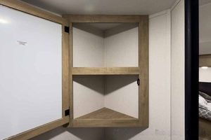 2027 Forest River Cherokee Wolf Pup Black Label 17JWBL Small Bunkhouse Travel Trailer Interior Image