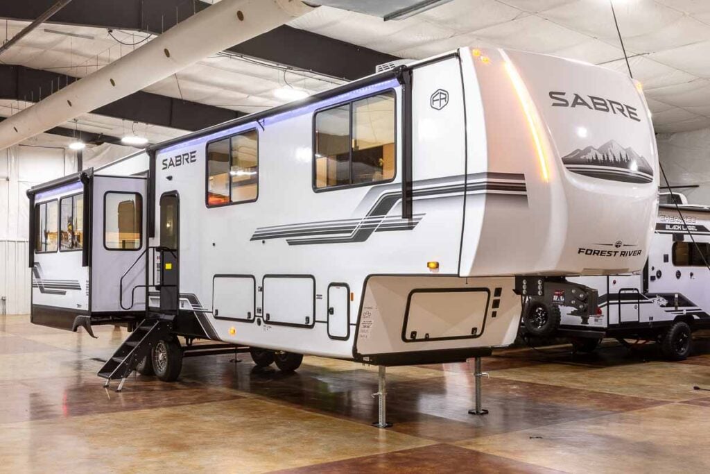 2027 Forest River Sabre 36FLX Two Bedroom Fifth Wheel With Loft Exterior Image