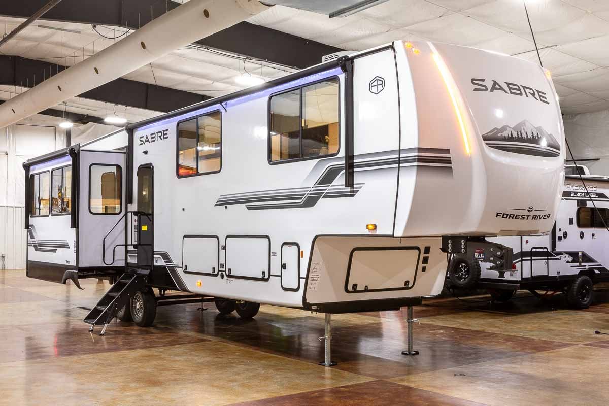 2027 Forest River Sabre 36FLX Two Bedroom Fifth Wheel With Loft Enterior Image
