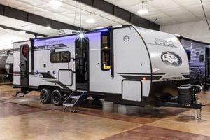 2027 Forest River Cherokee Grey Wolf Black Label 23DBHBL Bunkhouse Travel Trailer Exterior Image