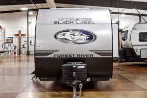 2027 Forest River Cherokee Grey Wolf Black Label 23DBHBL Bunkhouse Travel Trailer Exterior Image