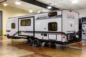 2027 Forest River Cherokee Grey Wolf Black Label 23DBHBL Bunkhouse Travel Trailer Exterior Image