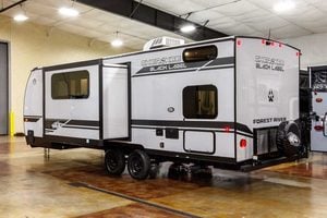 2027 Forest River Cherokee Grey Wolf Black Label 23DBHBL Bunkhouse Travel Trailer Exterior Image