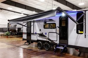 2027 Forest River Cherokee Grey Wolf Black Label 23DBHBL Bunkhouse Travel Trailer Exterior Image