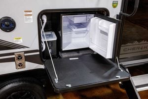 2027 Forest River Cherokee Grey Wolf Black Label 23DBHBL Bunkhouse Travel Trailer Exterior Image