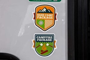 2027 Forest River Cherokee Grey Wolf Black Label 23DBHBL Bunkhouse Travel Trailer Exterior Image