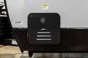 2027 Forest River Cherokee Grey Wolf Black Label 23DBHBL Bunkhouse Travel Trailer Exterior Image