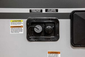 2027 Forest River Cherokee Grey Wolf Black Label 23DBHBL Bunkhouse Travel Trailer Exterior Image