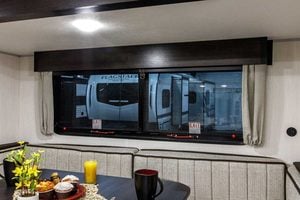 2027 Forest River Cherokee Grey Wolf Black Label 23DBHBL Bunkhouse Travel Trailer Interior Image