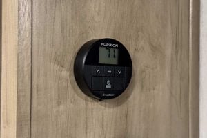 2027 Forest River Cherokee Grey Wolf Black Label 23DBHBL Bunkhouse Travel Trailer Interior Image
