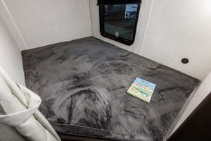 2027 Forest River Cherokee Grey Wolf Black Label 23DBHBL Bunkhouse Travel Trailer Interior Image