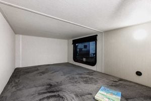 2027 Forest River Cherokee Grey Wolf Black Label 23DBHBL Bunkhouse Travel Trailer Interior Image
