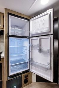 2027 Forest River Cherokee Grey Wolf Black Label 23DBHBL Bunkhouse Travel Trailer Interior Image
