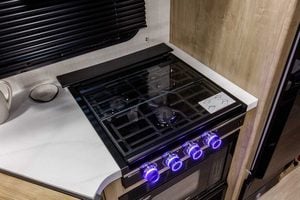 2027 Forest River Cherokee Grey Wolf Black Label 23DBHBL Bunkhouse Travel Trailer Interior Image