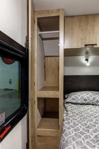 2027 Forest River Cherokee Grey Wolf Black Label 23DBHBL Bunkhouse Travel Trailer Interior Image